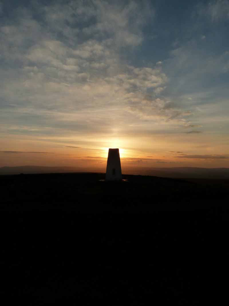 Sunset on Pendle